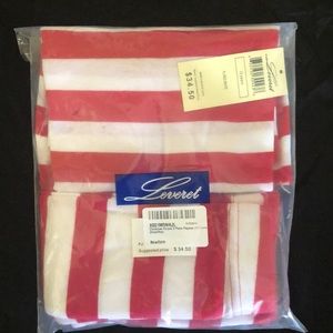 Red and White Striped 2 piece Pajama- unisex